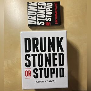 Drunk Stoned or Stupid Party Card Game with Extreme Expansion Pack